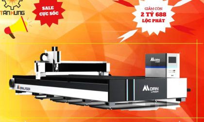 Máy cắt kim loại Fiber Laser 12000W – Sale cực sốc